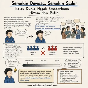 Semakin Dewasa Dunia Ga Hitam Putih