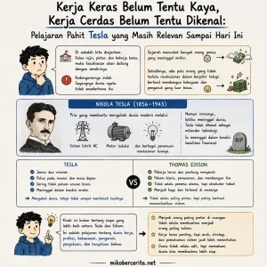 Kerja Keras Belum Tentu Kaya, Kerja Cerdas Belum Tentu Dikenal