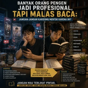 Banyak Orang Pengen Jadi Profesional Tapi Malas Baca