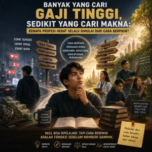 Banyak Yang Cari Gaji Tinggi Sedikit Yang Cari Makna